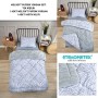 ETE HOMETEX TEK KİŞİLİK LÜX WELSOFT YORGAN ZEBRA GRİ 155X215CM 8696474231935
